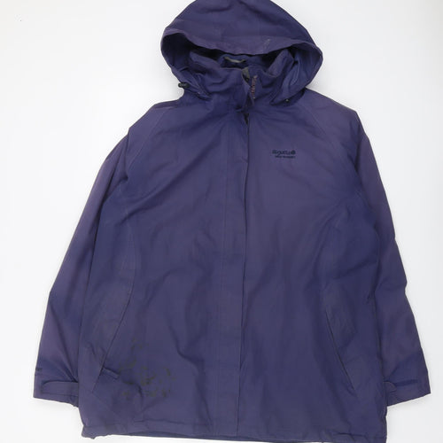 Regatta Unisex Blue Waterproof Rain Jacket Size 44