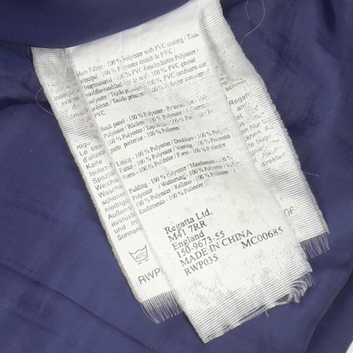 Regatta Unisex Blue Waterproof Rain Jacket Size 44