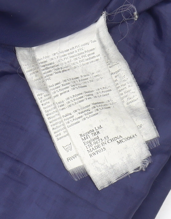 Regatta Unisex Blue Waterproof Rain Jacket Size 44