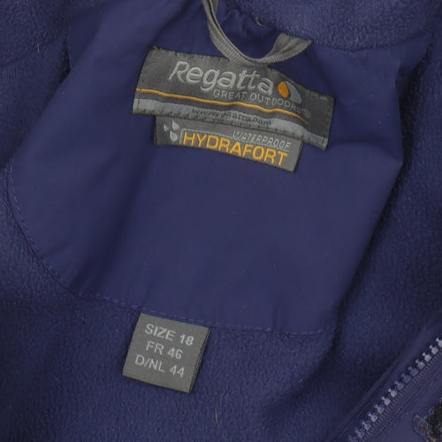 Regatta Unisex Blue Waterproof Rain Jacket Size 44