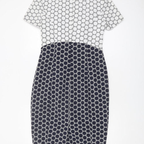 Marks and Spencer Women's Polka Dot Sheath Dress, Size 10