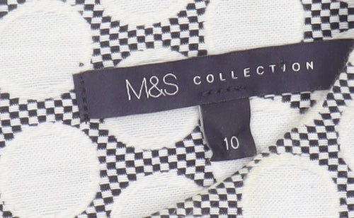 Marks and Spencer Women's Polka Dot Sheath Dress, Size 10