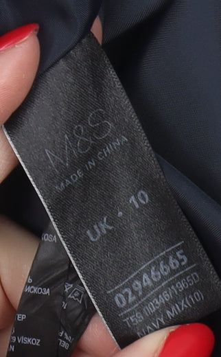 Marks and Spencer Women's Black Size 10 Sheath Dress