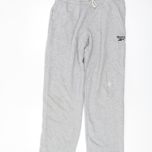 Reebok Men's Grey Sweatpants M - Casual Sports Trousers