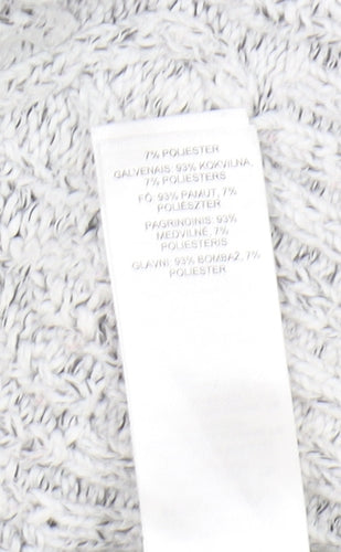 Mantaray Women's Grey Cowl Neck Pullover Jumper Size 12