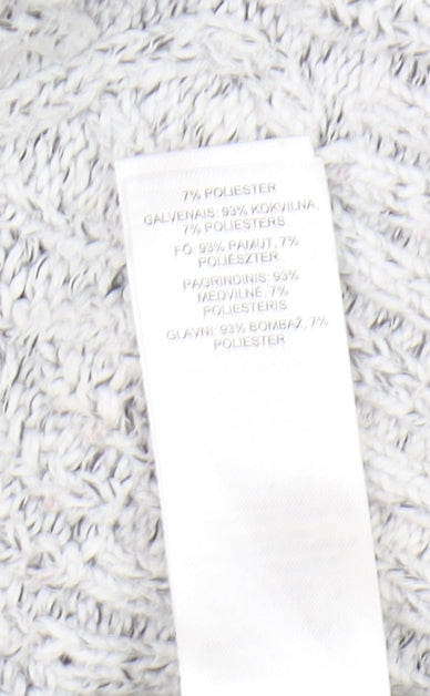 Mantaray Women's Grey Cowl Neck Pullover Jumper Size 12