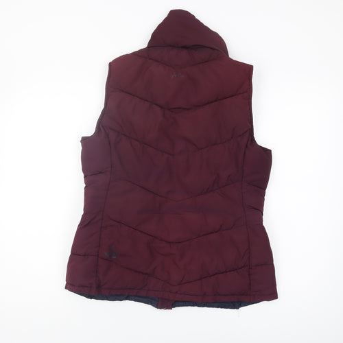 Joules Women's Red Puffer Waistcoat Size 14 Casual