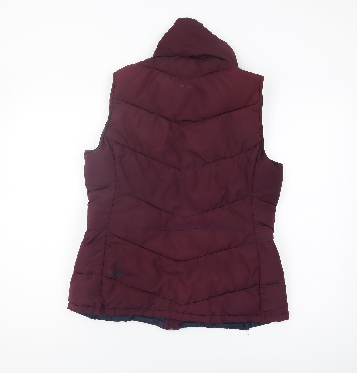 Joules Women's Red Puffer Waistcoat Size 14 Casual