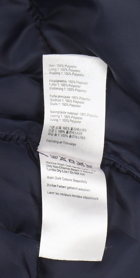 Joules Women's Red Puffer Waistcoat Size 14 Casual