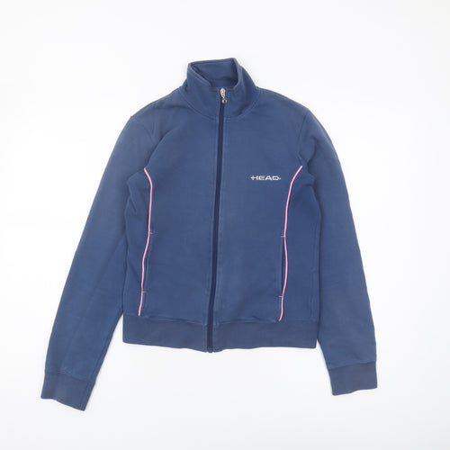 Head Women's Blue Full Zip Sweatshirt Size 12