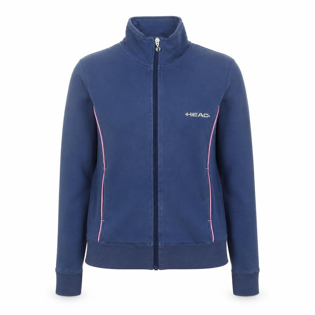 Front view of Head Women's Blue Full Zip Sweatshirt, size 12