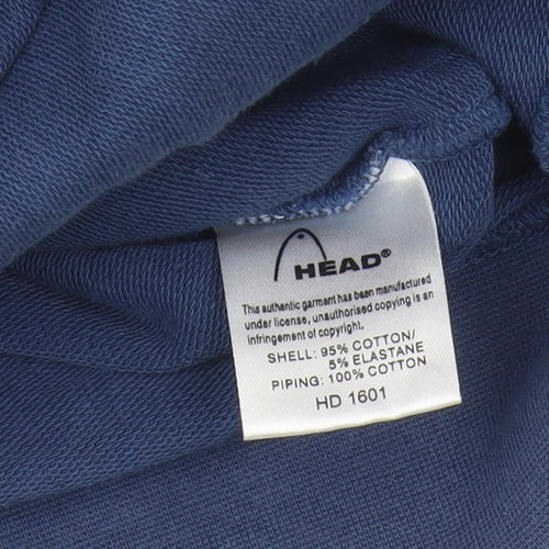Head Women's Blue Full Zip Sweatshirt Size 12