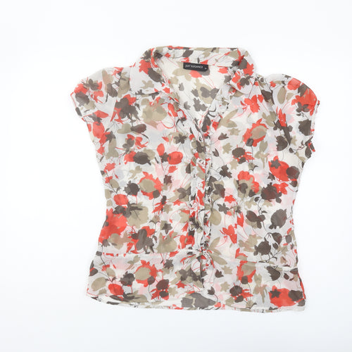 Just Elegance Women's Multicoloured Size 14 Floral Blouse