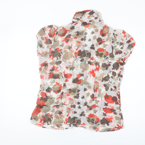 Just Elegance Women's Multicoloured Size 14 Floral Blouse