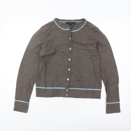 Boden Women's Brown Cardigan Size 12 Knit Jumper