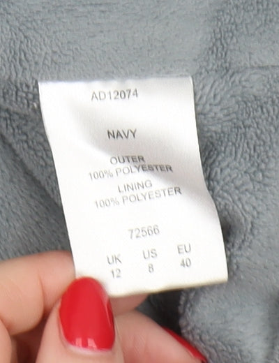 Cotton Traders Women's Quilted Navy Jacket UK 12