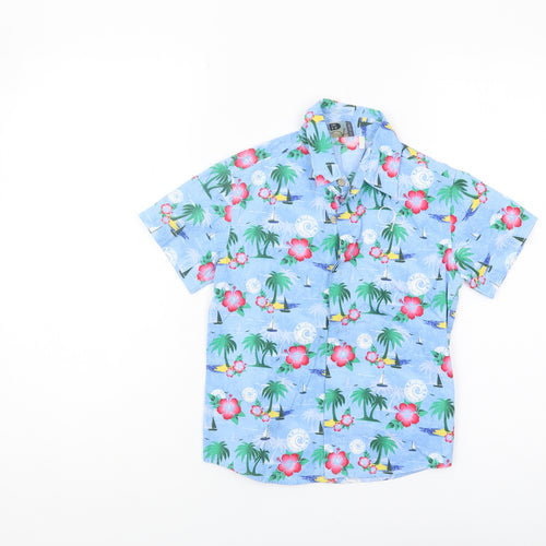 Ocean Pacific Boys Blue Beach Graphic Shirt 5-6 Years