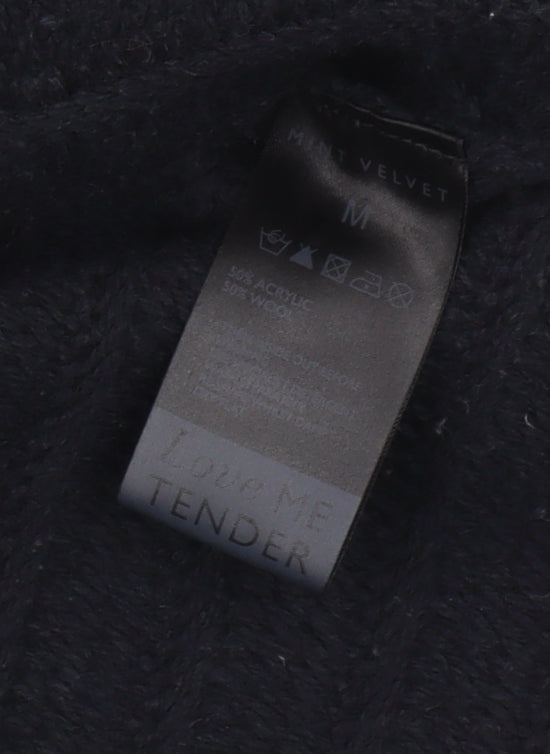 Mint Velvet Women's Black Pullover Jumper, Size M