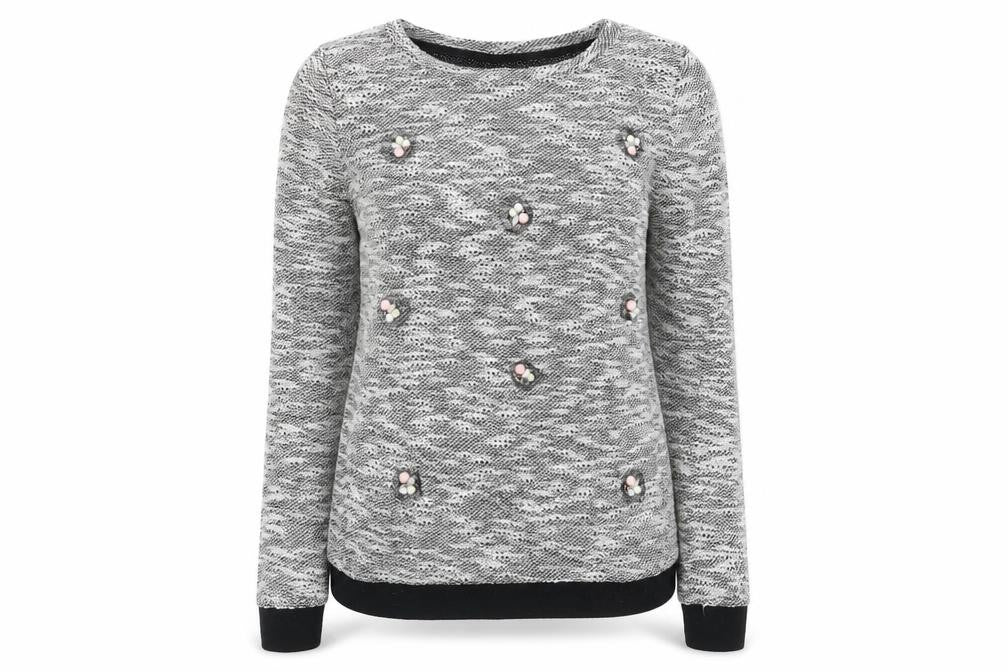 Front view of Sweewë Women's Multicoloured jumper, M