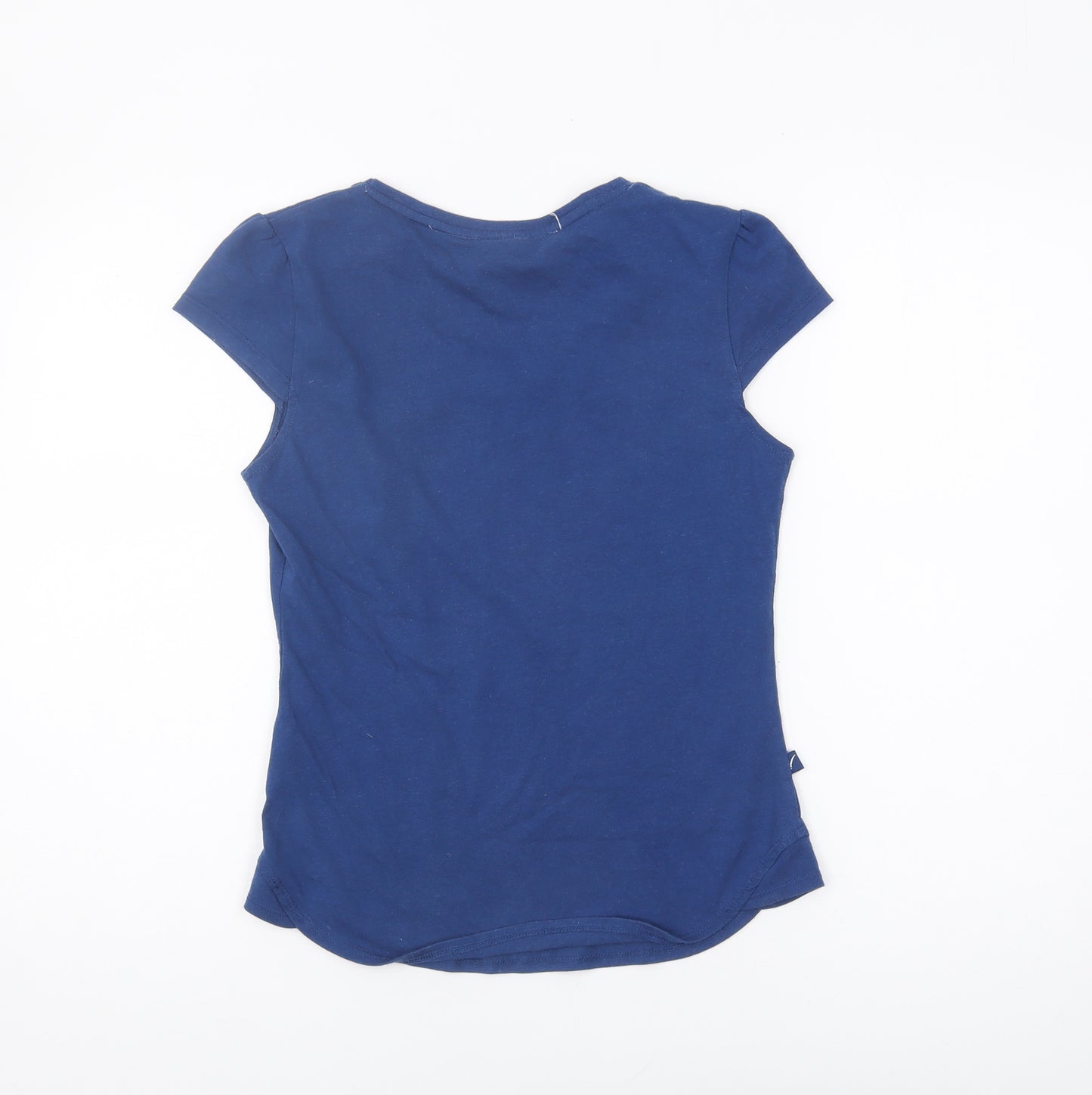 LA Gear Women's Blue V-Neck T-Shirt, Size 10, Casual Wear