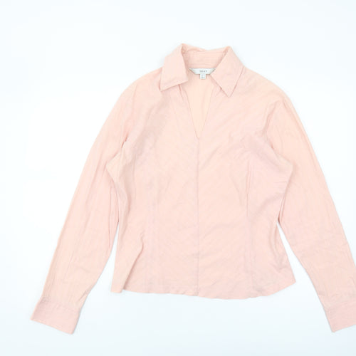 Next Women's Pink Long Sleeve Blouse Size 14