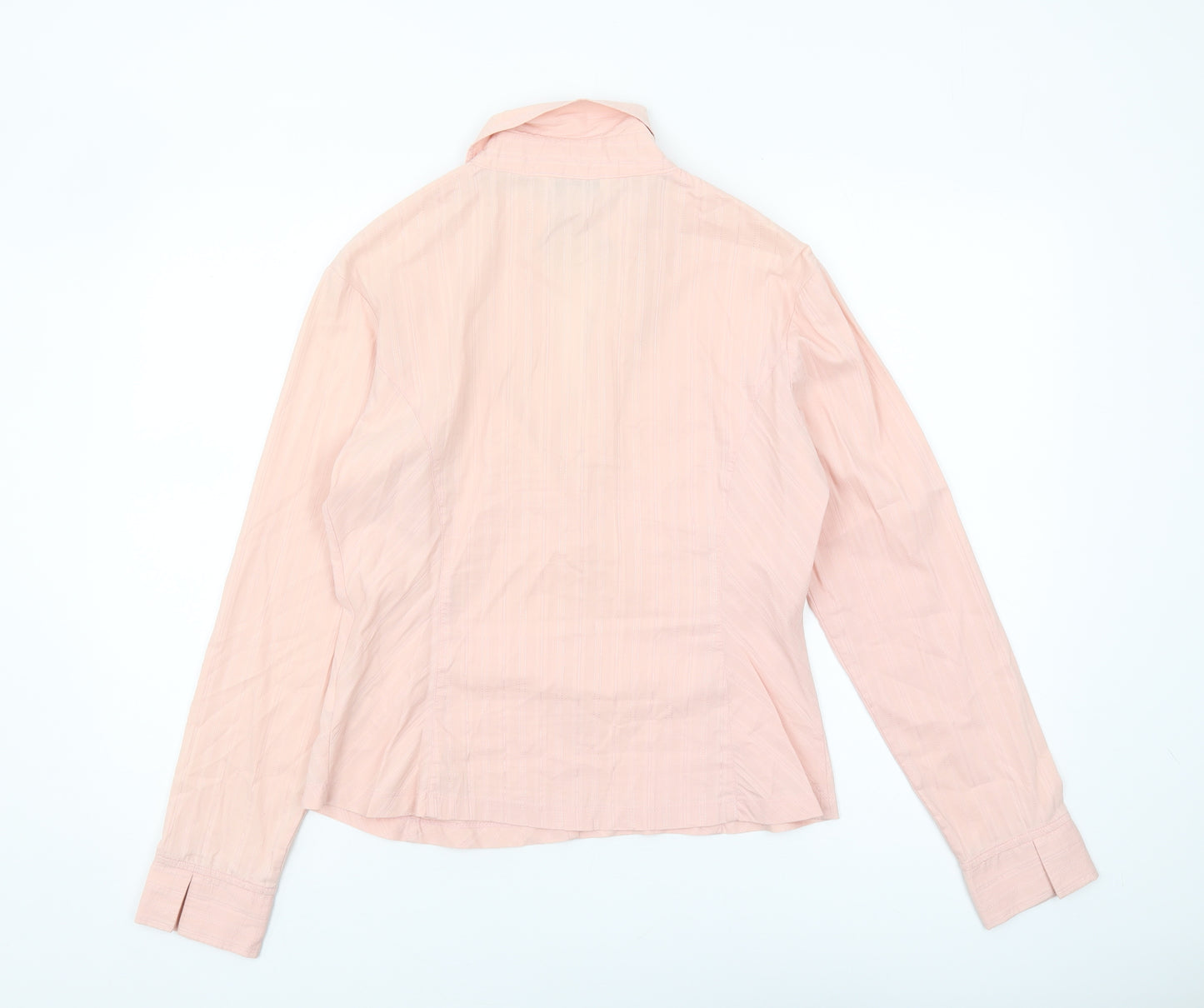 Next Women's Pink Long Sleeve Blouse Size 14