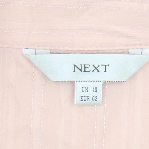 Next Women's Pink Long Sleeve Blouse Size 14