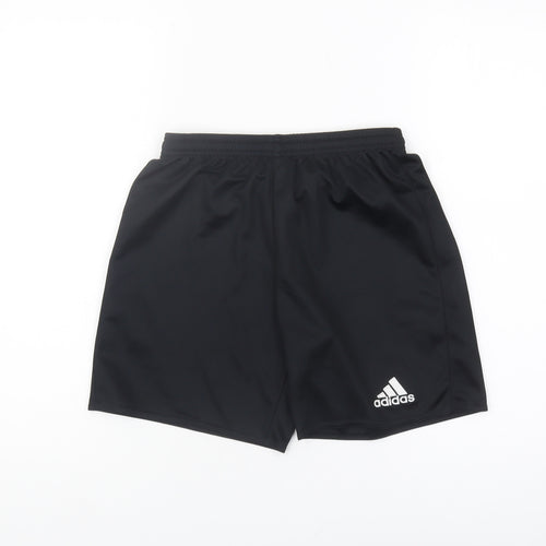 Adidas Boys Black Athletic Shorts Size L