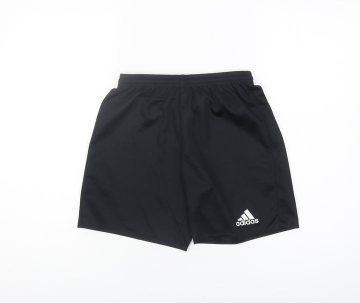 Adidas Boys Black Athletic Shorts Size L