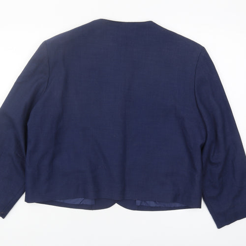 Miss Smith Women's Blue Blazer, Size 16