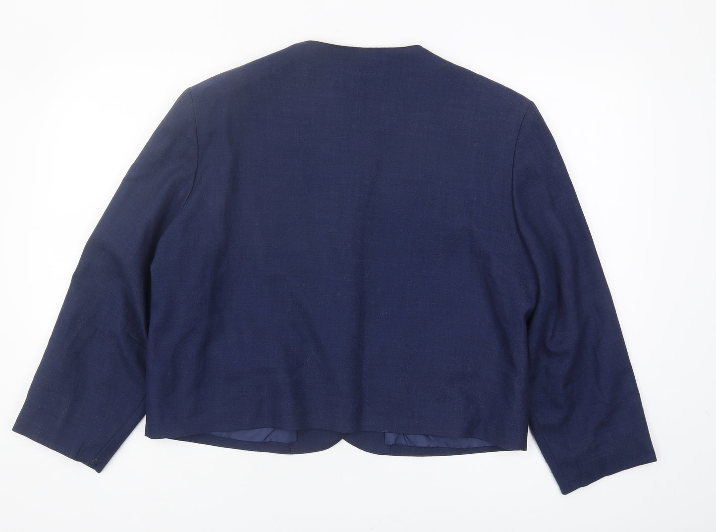 Miss Smith Women's Blue Blazer, Size 16
