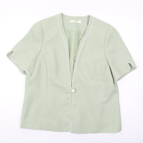 Classics Women's Green Blazer Size 18 Regular Fit