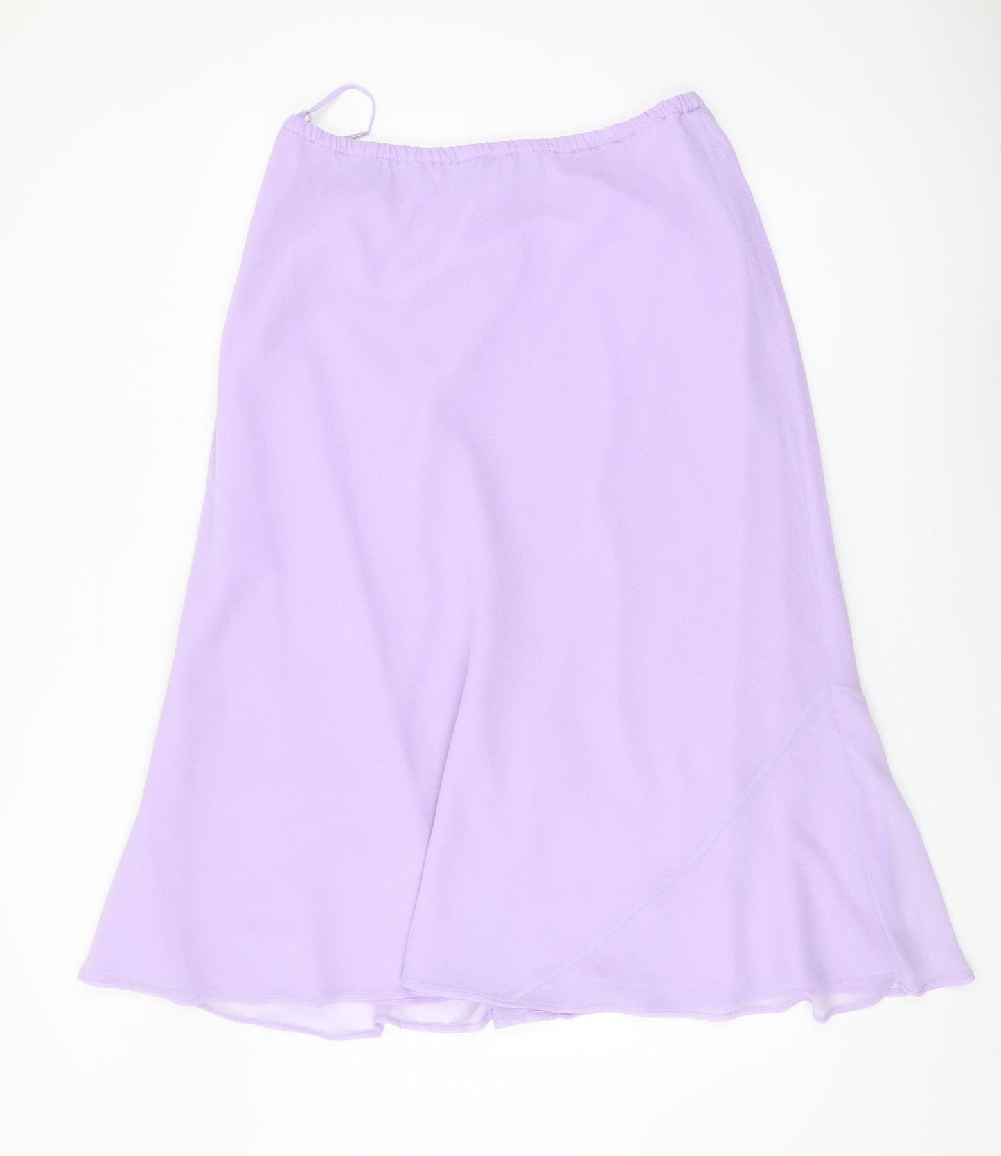 Joan Hope Women's Purple Elastic Waist Skirt, Size 18