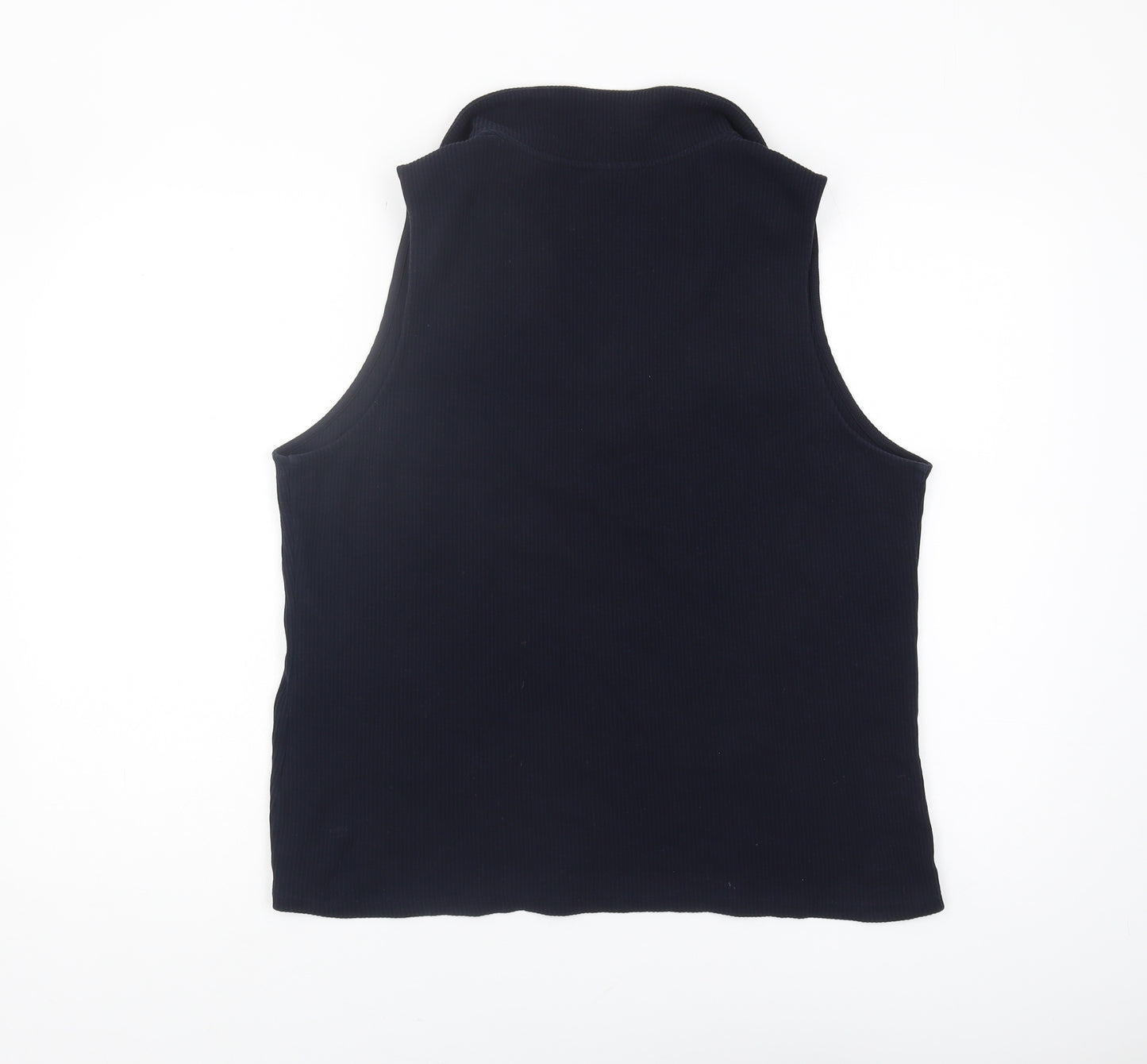 Sussan Women's Black Collared Tank Top XL