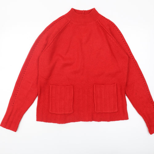 Next Women's Red Pullover Jumper UK 12