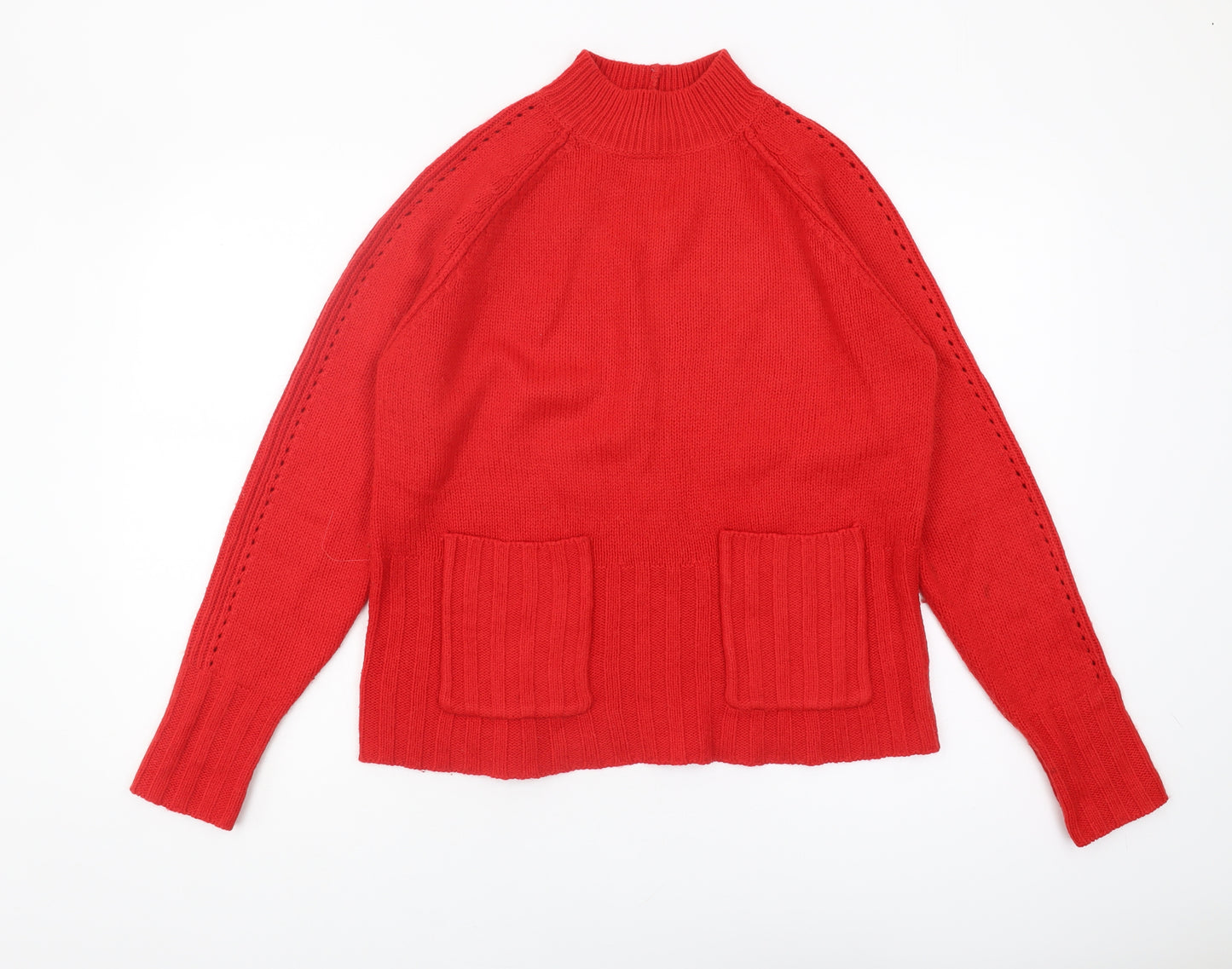 Next Women's Red Pullover Jumper UK 12