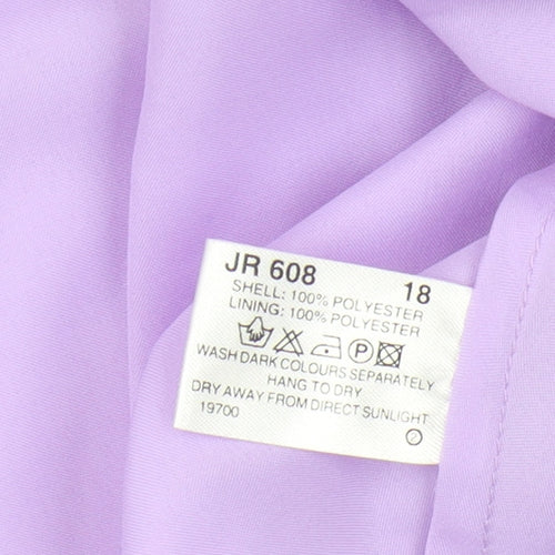 Joanna Hope Women's Purple V-Neck T-Shirt Size 18