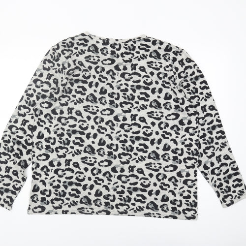 Originals Women's Animal Print Long Sleeve T-Shirt, Size 14