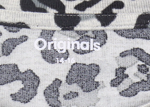 Originals Women's Animal Print Long Sleeve T-Shirt, Size 14
