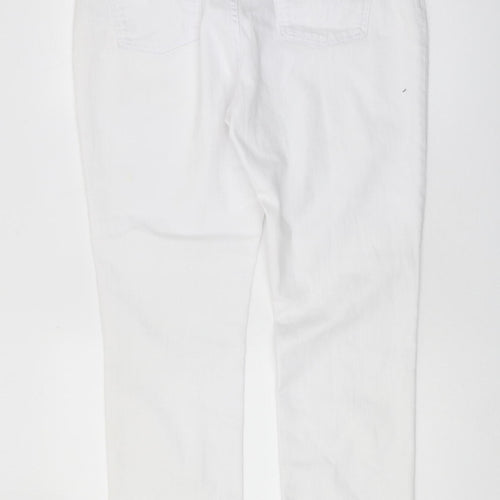 Marks and Spencer Women’s White Straight Jeans Size 16