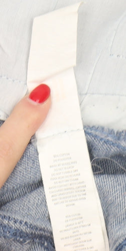 boohooMAN Men's Blue Denim Jacket Size S