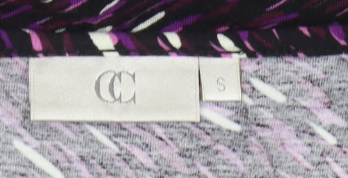 Women's Multicoloured V-Neck Long Sleeve Top Size S