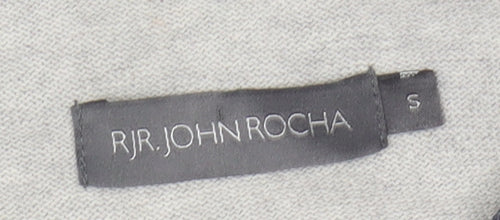 RJR.John Rocha Men's Grey Blue Striped Pullover Jumper S