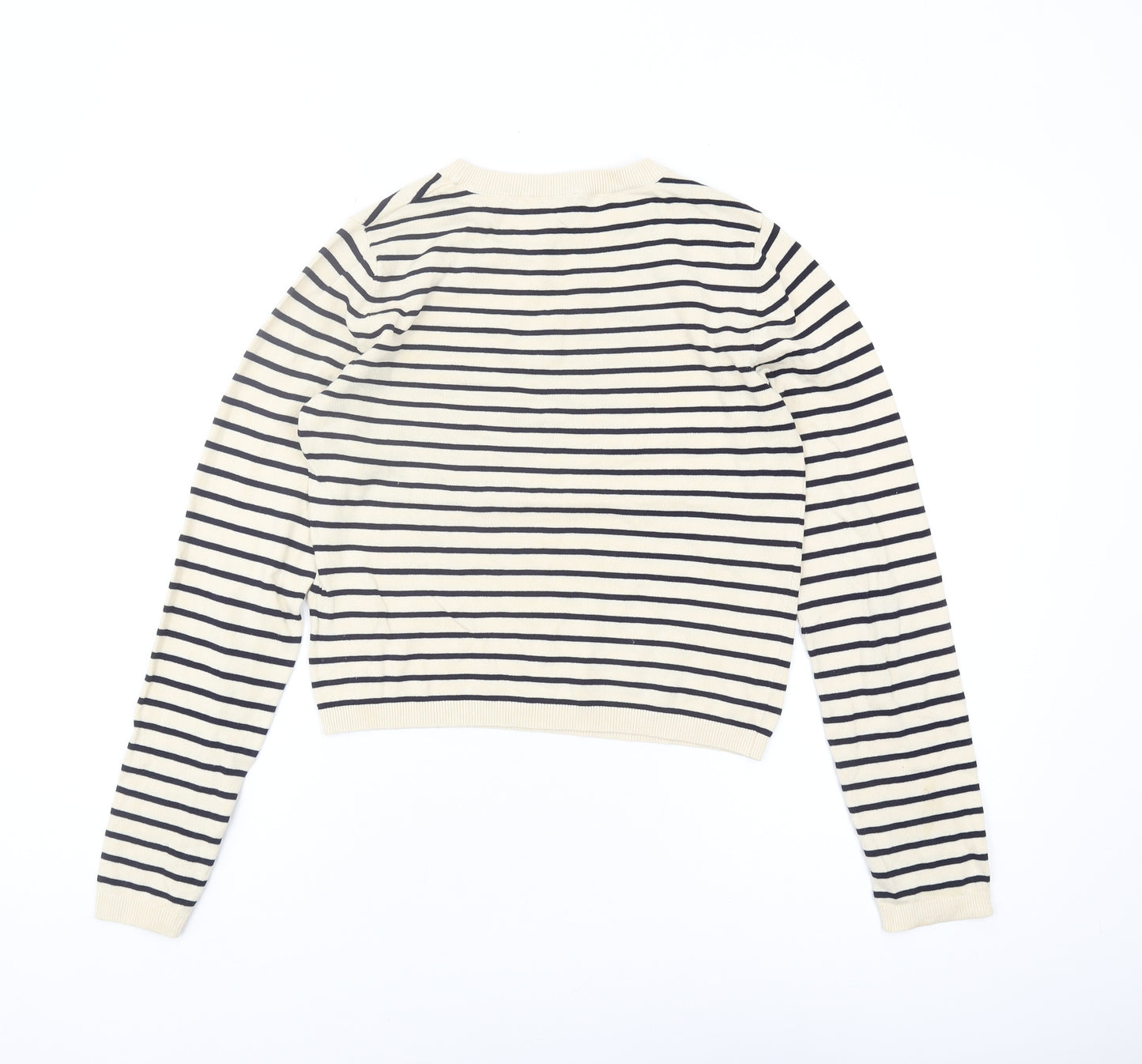 Zara Women's Striped Pullover Jumper Size S