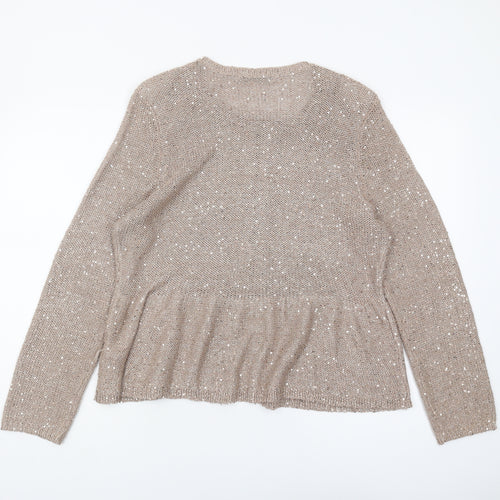 Marks and Spencer Women's Gold Cardigan Size 18