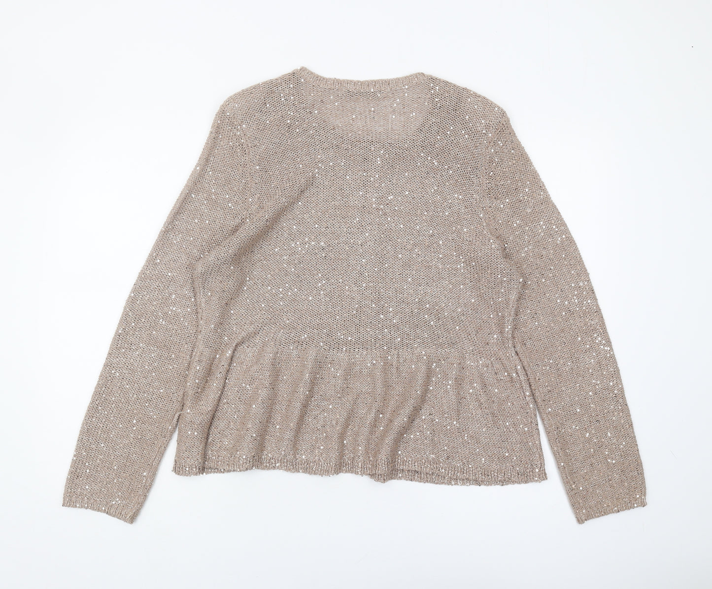 Marks and Spencer Women's Gold Cardigan Size 18