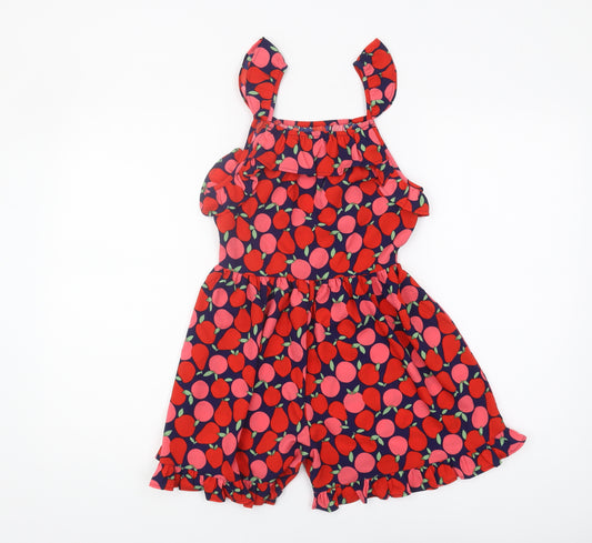 Next Girls Multicoloured Jumpsuit 10 Years Floral Playful