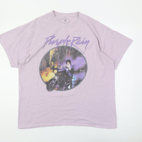 The Prince Estate Men's Purple XL Music T-Shirt