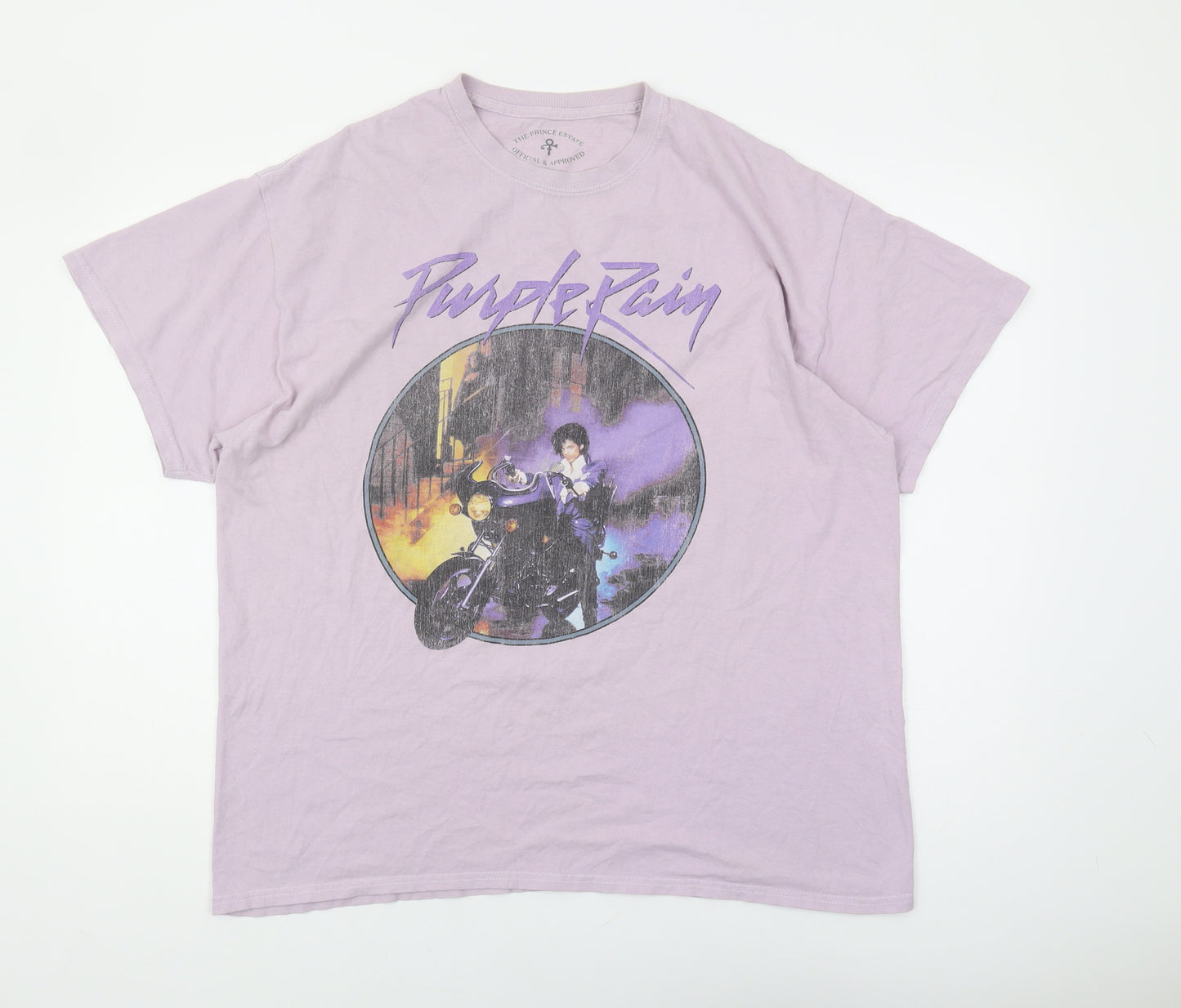 The Prince Estate Men's Purple XL Music T-Shirt