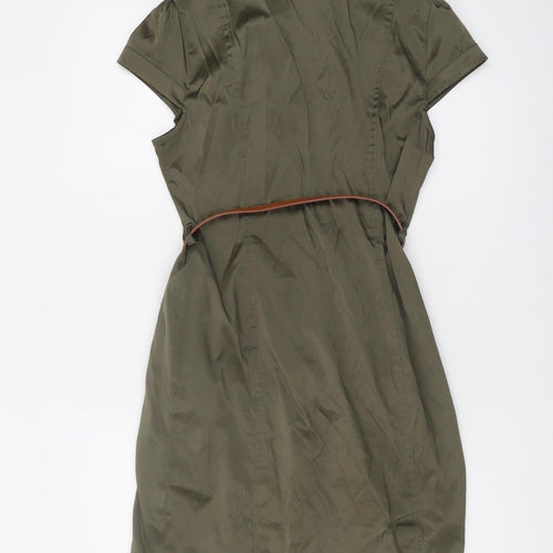 ET VOUS Women's Green Shirt Dress Size 12